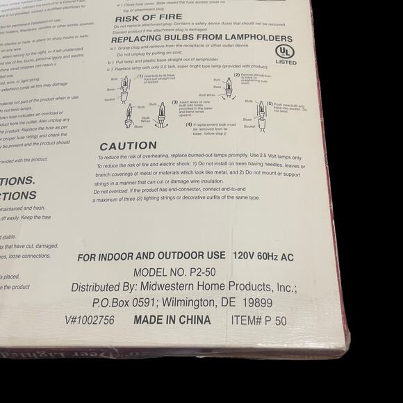 Christmas Reindeer Lighted Silhouette 20" Double Sided In Original Box Vintage - Picture 7 of 9